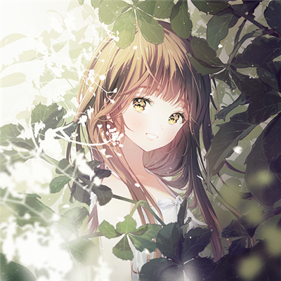 阳光唯美二次元微信女生头像