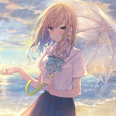 阳光唯美二次元微信女生头像
