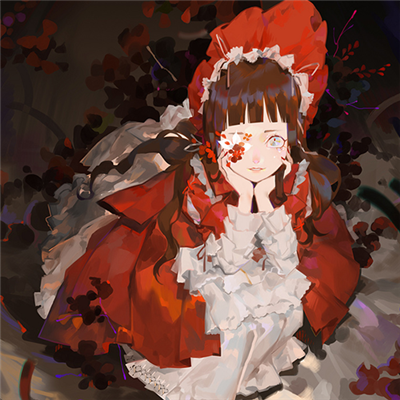 微信时尚靓丽二次元女生头像