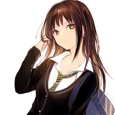 微信时尚靓丽二次元女生头像