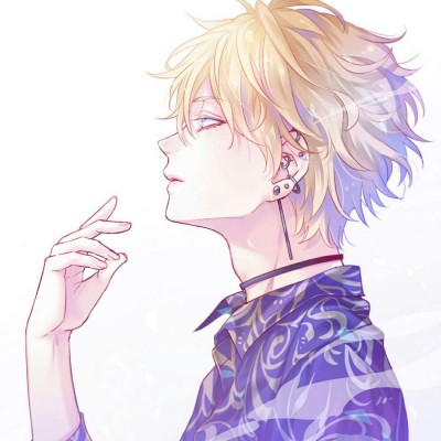 冷酷二次元微信男生头像