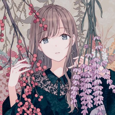 微信漂亮简洁二次元女生头像