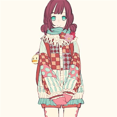 青春纯洁个性二次元女生微信头像