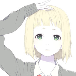 微信漂亮简洁二次元女生头像