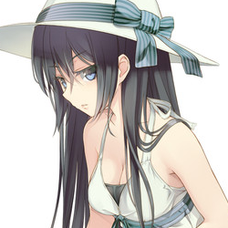 微信漂亮简洁二次元女生头像