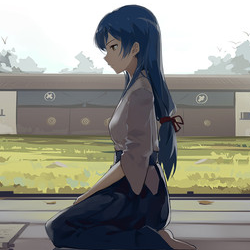 微信漂亮简洁二次元女生头像