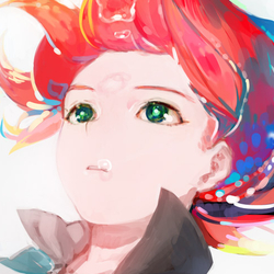 微信漂亮简洁二次元女生头像