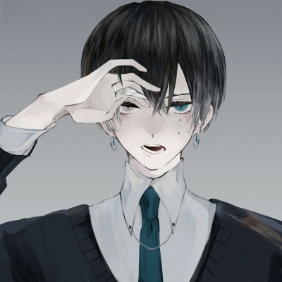冷酷二次元微信男生头像
