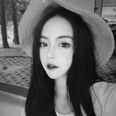 微信高清黑白女生头像