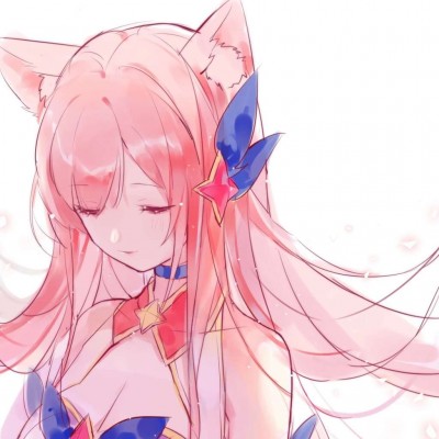 微信漂亮简洁二次元女生头像