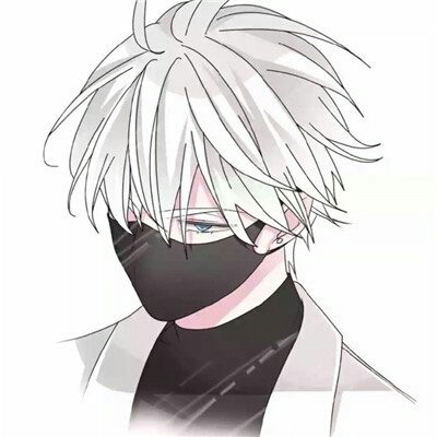 微信黑暗伤感二次元男生头像