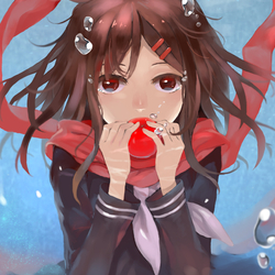 微信漂亮简洁二次元女生头像