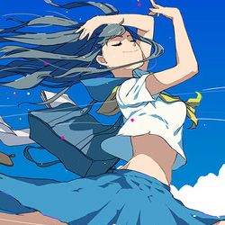 微信漂亮简洁二次元女生头像