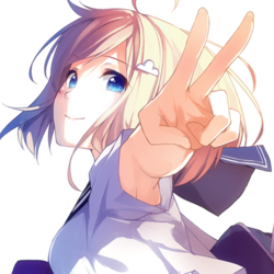 微信漂亮简洁二次元女生头像