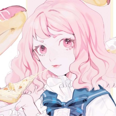 微信漂亮简洁二次元女生头像