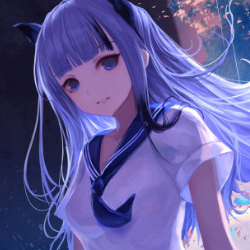 微信时尚可爱二次元女生头像