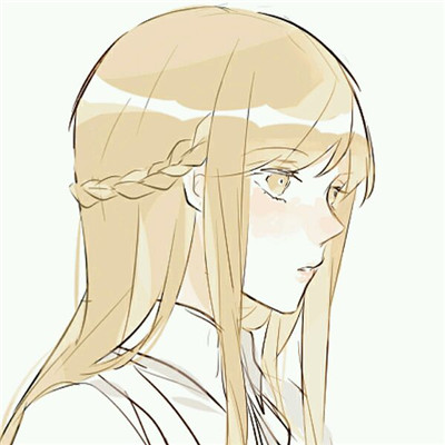 时尚阳光二次元女生微信头像