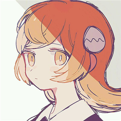 简洁时尚二次元女生微信头像