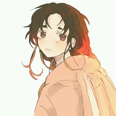 简洁时尚二次元女生微信头像