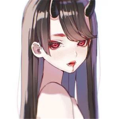 简洁时尚二次元女生微信头像