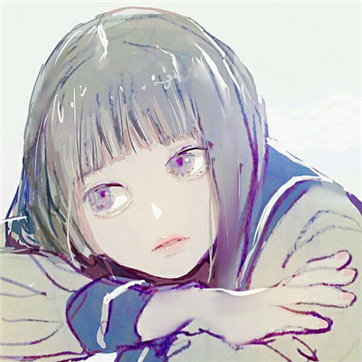 简洁时尚二次元女生微信头像