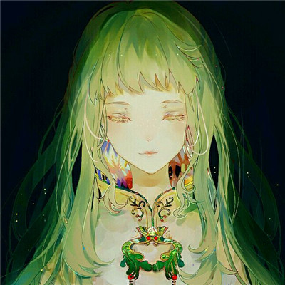 简洁时尚二次元女生微信头像