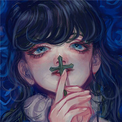 简洁二次元微信女生头像