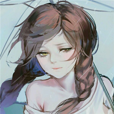 简洁时尚二次元女生微信头像
