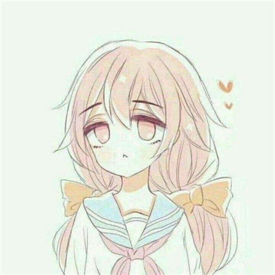 简洁时尚二次元女生微信头像