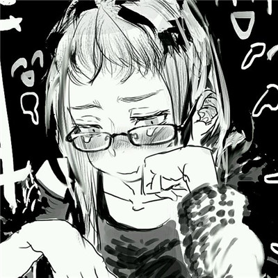 简洁时尚二次元女生微信头像