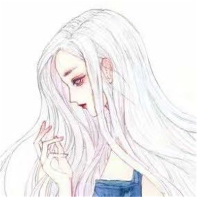 简洁时尚二次元女生微信头像