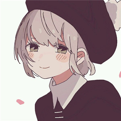 简洁时尚二次元女生微信头像