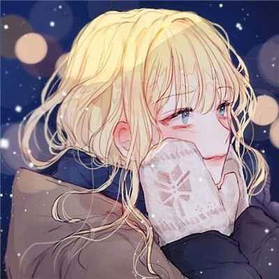 简洁时尚二次元女生微信头像