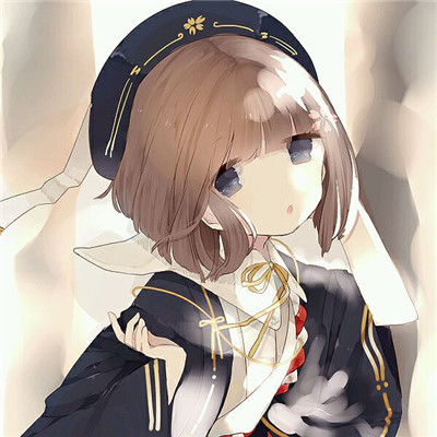 简洁时尚二次元女生微信头像