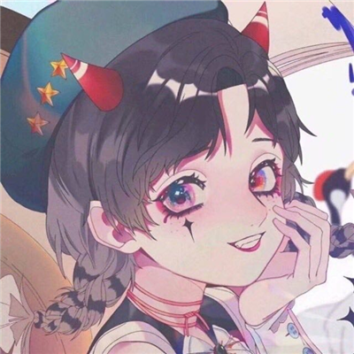 简洁时尚二次元女生微信头像