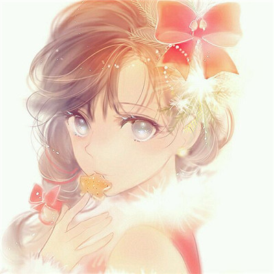 简洁时尚二次元女生微信头像