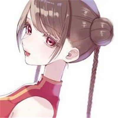 简洁时尚二次元女生微信头像