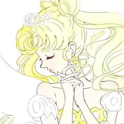 简洁时尚二次元女生微信头像