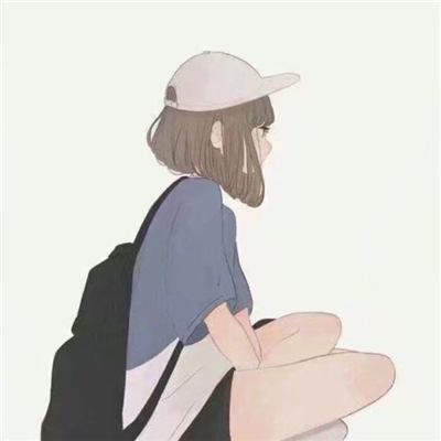 简洁时尚二次元女生微信头像