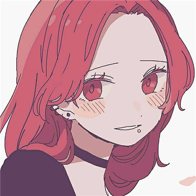 简洁时尚二次元女生微信头像
