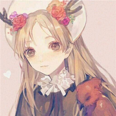 简洁时尚二次元女生微信头像