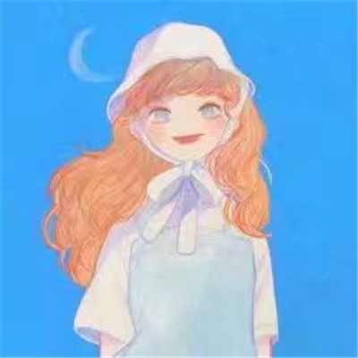 简洁时尚二次元女生微信头像