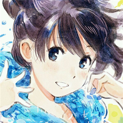 简洁时尚二次元女生微信头像