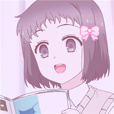 微信简洁唯美二次元女生头像
