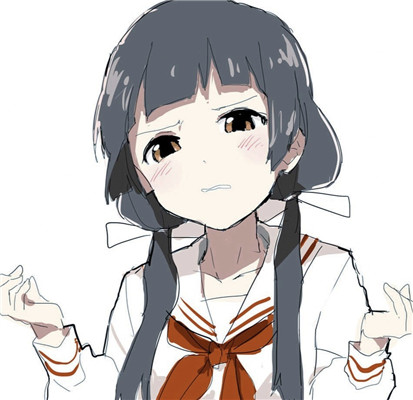 微信简洁唯美二次元女生头像