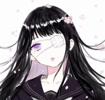 微信简洁唯美二次元女生头像