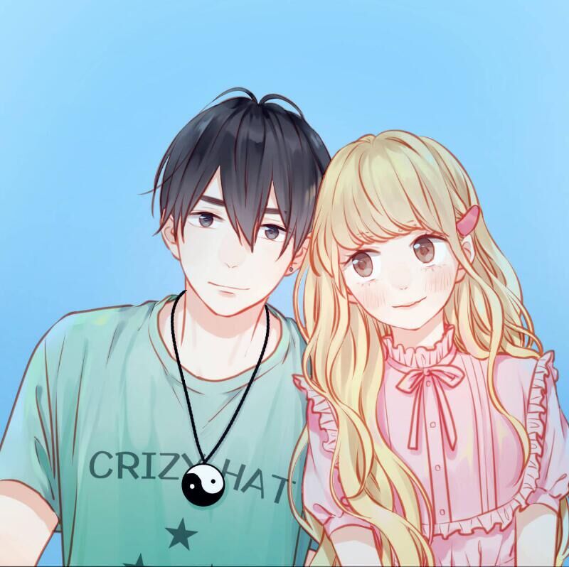 微信浪漫时尚二次元情侣头像