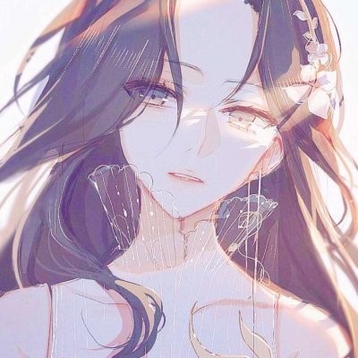 简洁时尚二次元女生微信头像