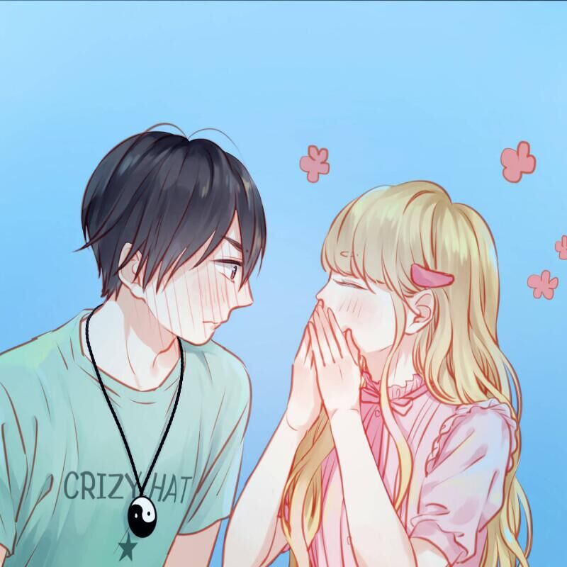 微信浪漫时尚二次元情侣头像