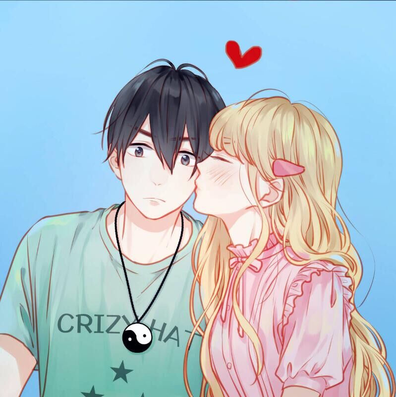 微信浪漫时尚二次元情侣头像